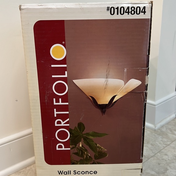 NWOT; Portfolio Wall Sconce - Picture 2 of 4
